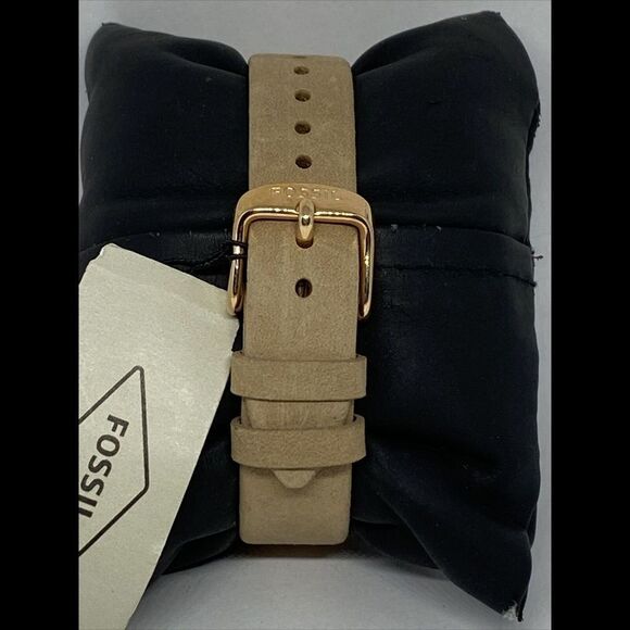 Fossil Suitor BQ3416 Women's Tan Leather Analog Dial Quartz Wrist Watch JK553 - Picture 6 of 12